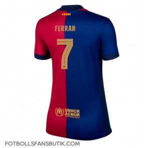 Barcelona Ferran Torres #7 Replika Hemmatröja Damer 2024-25 Kortärmad